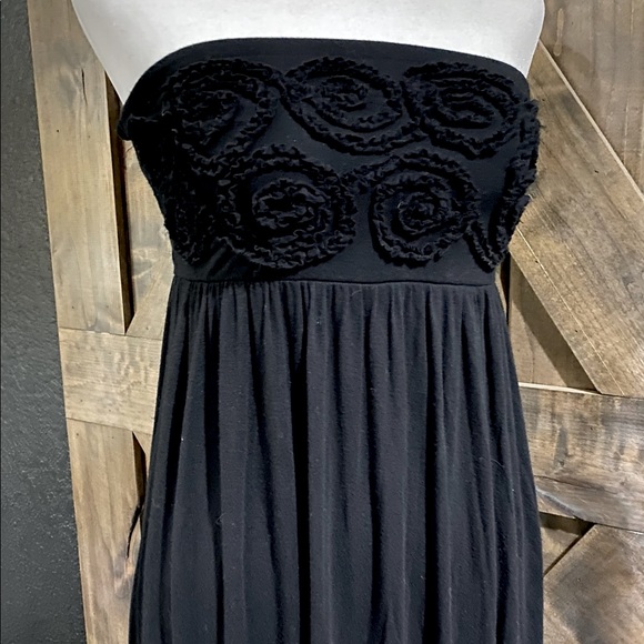 Design History Black Sleeveless Maxi Dress Sz M - Picture 2 of 13